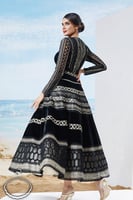 فستان قطيفه ميدي بأكمام طويله 445184