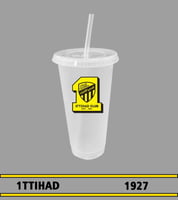 كوب ستار بكس بلاستيكي بشعار الاتحاد