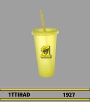 كوب ستار بكس بلاستيكي بشعار الاتحاد