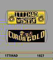 لافتات كورفا قولد لمشجعين نادي الاتحاد السعودي