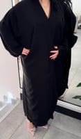 عباية نصف بشت سوداء