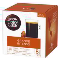 نسكافيه كبسولات دولتشي قوستو قراند انتينسو 16 كبسو...