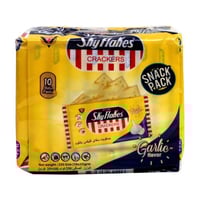 سكاي فليكس كراكرز بسكويت نكهة الثوم - 10 حبات مغلف...