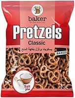 بسكويت برتزل بنكهة الملح من بيكر - بوزن 250 غرام