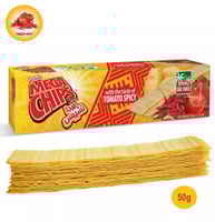 بطاطس ميجا تشيبس بطعم الطماطم الحارة 50 جرام