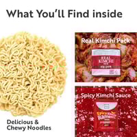 جونجا كيمتشي رامين مقلي حار مع الكيمتشي 143 جرام