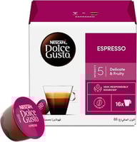 كبسولات قهوة دولشي غوستو اسبريسو من نسكافيه 16 كبس...