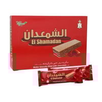 بسكويت ويفر محشو شوكولاتة من الشمعدان 12 حبة