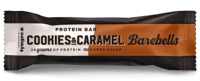 باربيلز بروتين بار كوكيز اند كراميل 55 جرام