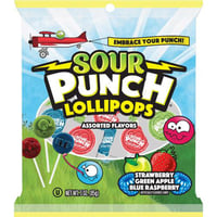 ساور بانش مصاصات - Sour Punch Lollipops