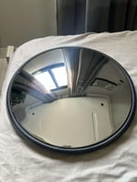 Black Traffic mirror