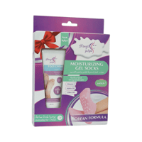 جوارب الجل السحرية لتنعيم وترطيب القدمين مع كريم ا...