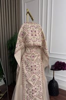 جلابية نسائية فاخرة خامة سي واي مع تل ناعم