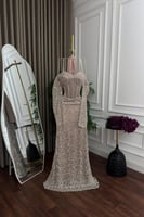 فستان سهرة كلفة خرز - فستان لورينا