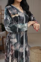 جلابية رمضان ستان بتطريز كريستال 2026