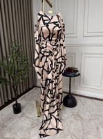 فستان ميدي أبيض للتخرج