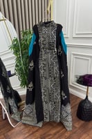 جلابية باربي فخمة بتطريز كمبيوتر