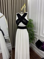 فستان سهرة أنيق من الشيفون