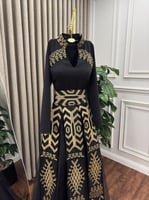 فستان سهره ملكي لون اسود