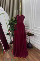 فستان سهرة بنفسجي ملكي | موديلات فساتين سهره راقية...