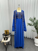 جلابية سهره قطعتين فخمة بتطريز يدوي - جلابيات سهره...