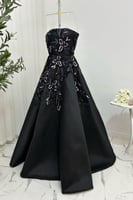 فستان اسود مطرز اوف شولدر - فساتين سهره