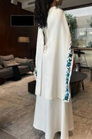 فستان العيد أبيض أنيق - فساتين كشخة العيد