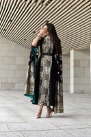 جلابية باربي فخمة بتطريز كمبيوتر