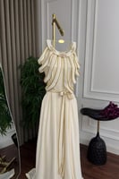 جلابية سهرات فخمة خامة سي واي