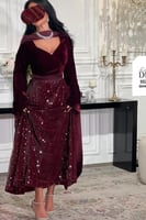 فستان سهره جوخ طويل | فساتين سهره جوخ فخمة