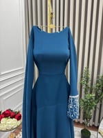 فستان ميد فاخر كم طويل