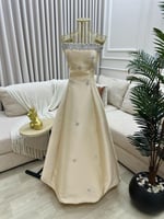 فستان ميكادو بيج تطريز كريستال