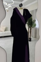 فستان سهرة مخمل كوري