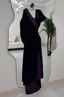 فستان سهرة مخمل كوري