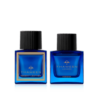 مجموعة ثمين الياقوت الأزرق -قطعتان