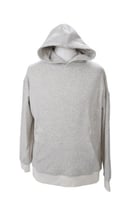 هودي أبيض مع رصاصي