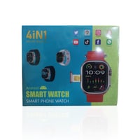 ساعة سمارت بمدخل شريحة + 3 استيك هدية