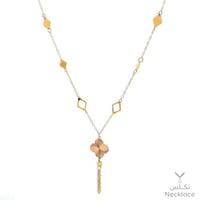 قلادة ذهب عيار 21 بتصميم كلاسيكي عصري فخم (NC.5597...