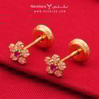 حلق ذهب اطفال طبي عيار 18 (ER.5136)