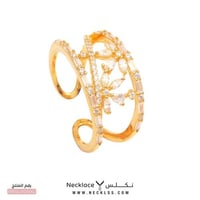 خاتم فضة بفخامة اللمسة والتصميم (RNSL.0059G)