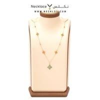 قلادة ذهب عيار 21 مصممة بحرفية عالية في متجر ذهب ن...