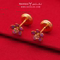 حلق ذهب اطفال طبي عيار 18 (ER.5144)