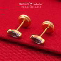 حلق ذهب اطفال طبي عيار 18 (ER.5147)