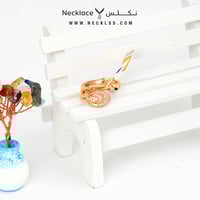 خاتم ذهب لازوردي (RNLZ.0110)