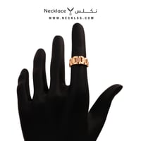 خاتم ذهب لازوردي (RNLZ.0177)