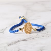 اسوارة ذهب سبيكة الورد البيضاوي بالحبل المبروم، من...