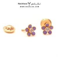 حلق ذهب اطفال طبي عيار 18 (ER.5144)