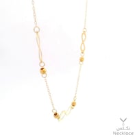 قلادة ذهب عيار 21 (NC.5604)