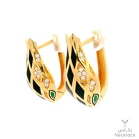 حلق ذهب عيار 18 (ER.5329)