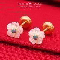 حلق ذهب اطفال طبي عيار 18 (ER.5120)